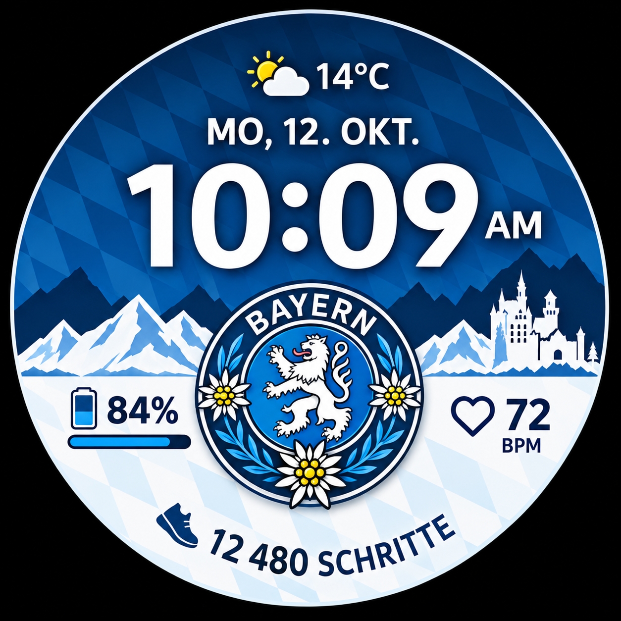Bayern watch-face preview